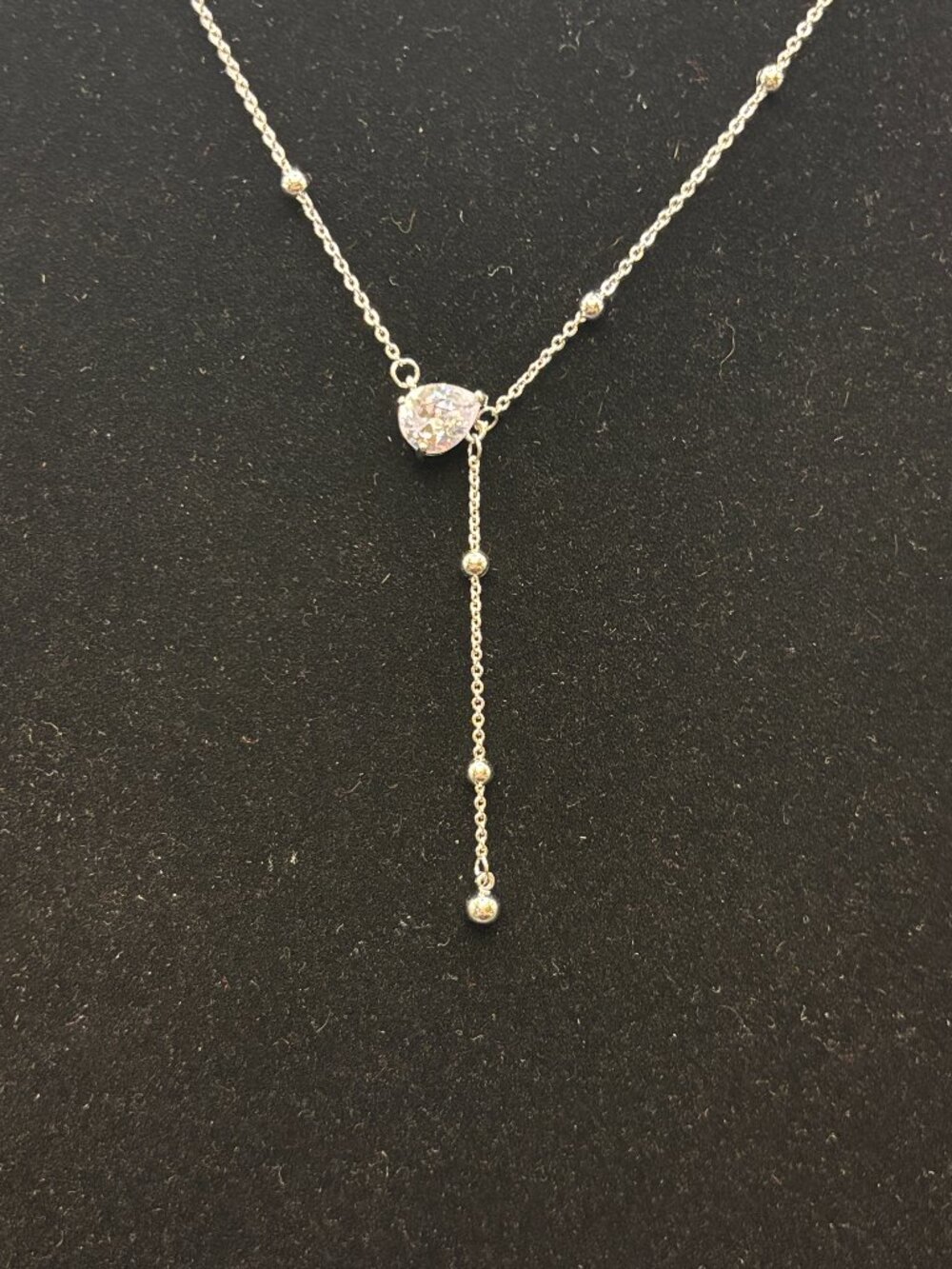 CZ Diamond Pendant Necklace